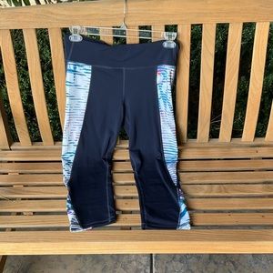 Gap Women’s Capri Leggings, Navy Blue, Size L